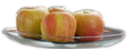 apples on plate