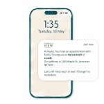 Automated patient messaging and recall workflow in Atlas