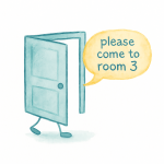 Chiropractic kiosk check-in and room status workflow